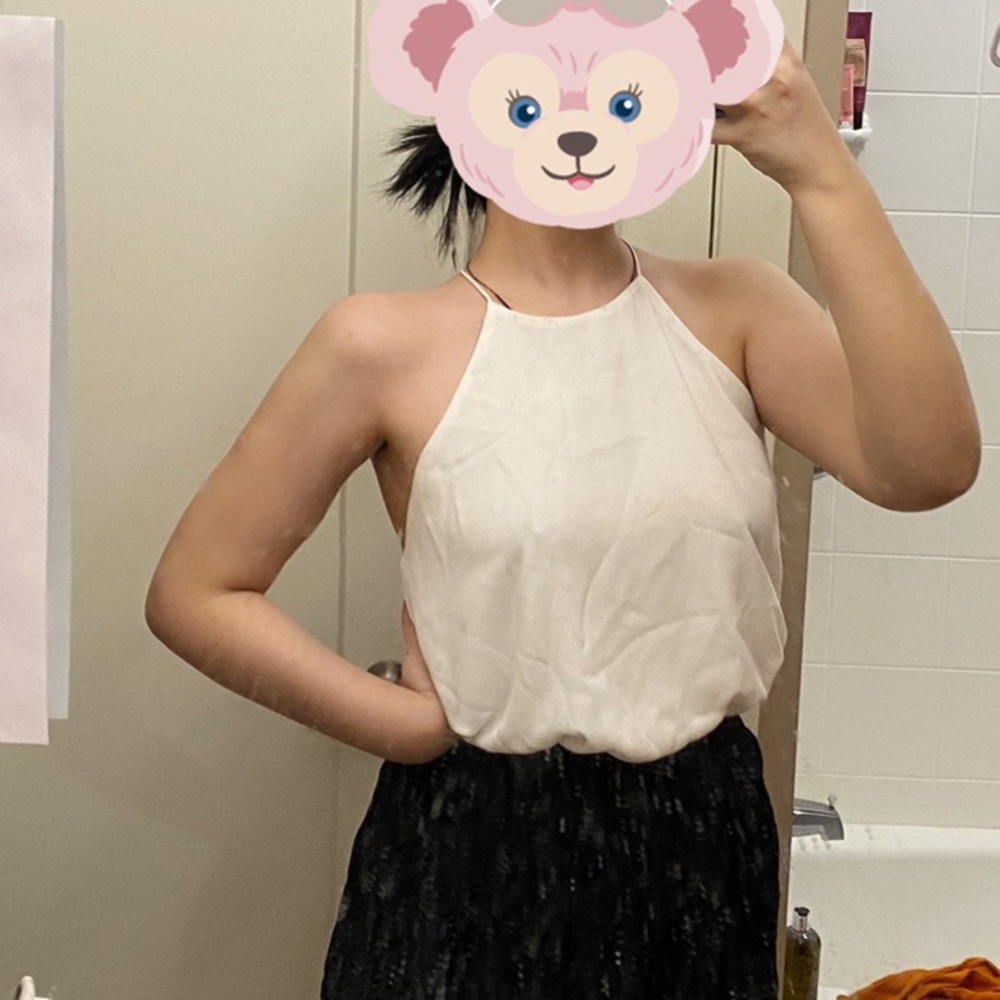 Zara silk tank top